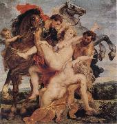 Peter Paul Rubens The Rape of the Daughters of Leucippus painting